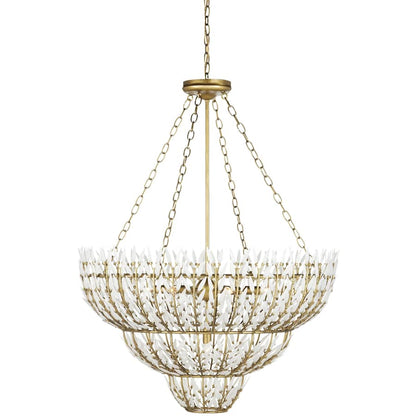 Currey and Company Magnum Opus 7 Light 35" Wide Waterfall Chandelier
