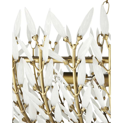 Currey and Company Magnum Opus 7 Light 35" Wide Waterfall Chandelier