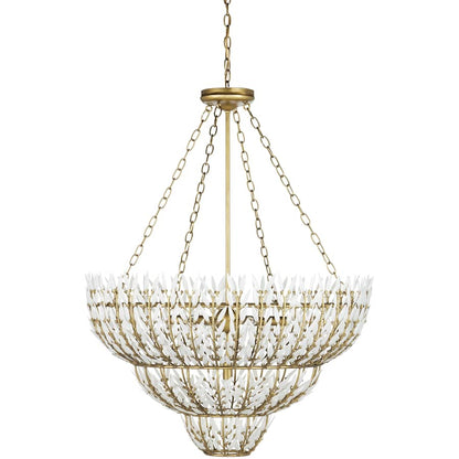 Currey and Company Magnum Opus 7 Light 35" Wide Waterfall Chandelier
