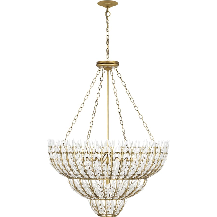 Currey and Company Magnum Opus 7 Light 35" Wide Waterfall Chandelier