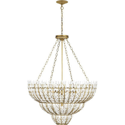 Currey and Company Magnum Opus 7 Light 35" Wide Waterfall Chandelier
