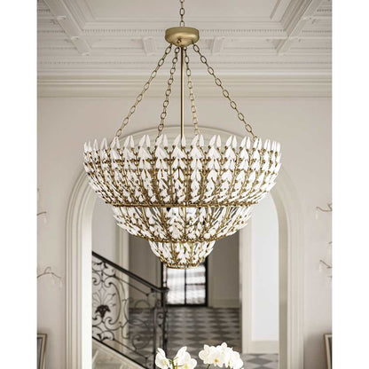 Currey and Company Magnum Opus 7 Light 35" Wide Waterfall Chandelier