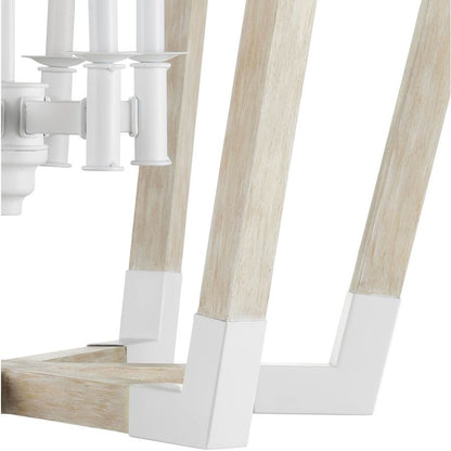 Currey and Company Bastian 6 Light 38" Wide Candle Style Chandelier