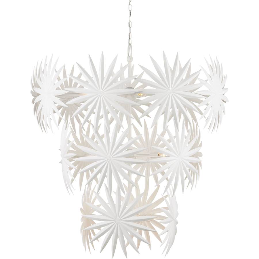 Currey and Company Bismarkia 13 Light 44" Wide Waterfall Chandelier