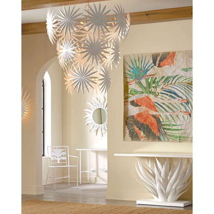 Currey and Company Bismarkia 13 Light 44" Wide Waterfall Chandelier