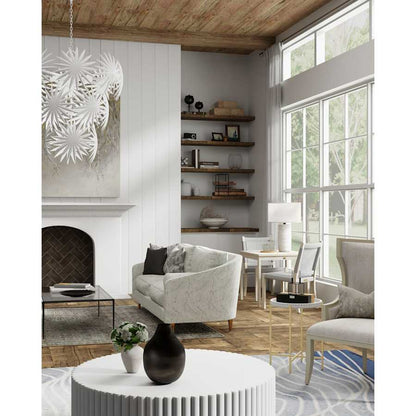 Currey and Company Bismarkia 13 Light 44" Wide Waterfall Chandelier