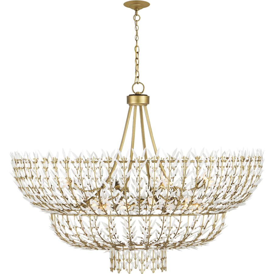 Currey and Company Magnum Opus 12 Light 56" Wide Waterfall Chandelier