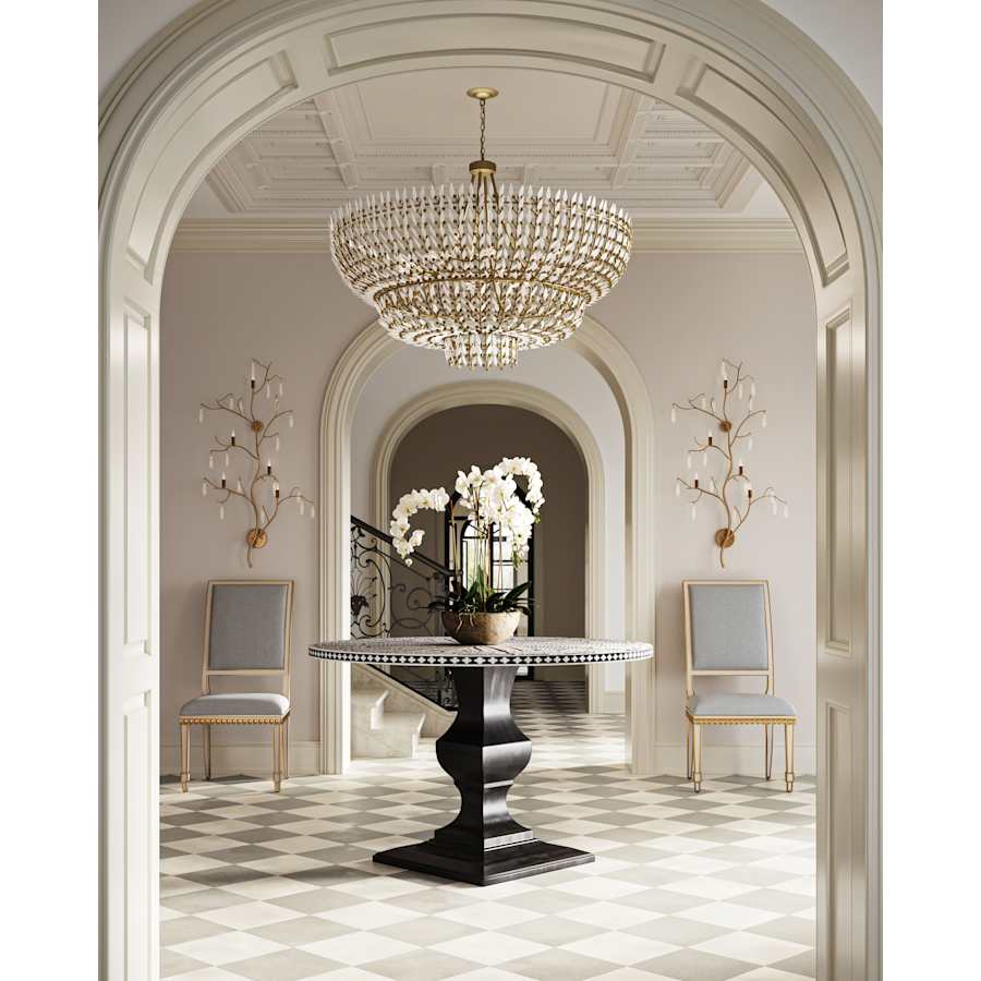 Currey and Company Magnum Opus 12 Light 56" Wide Waterfall Chandelier