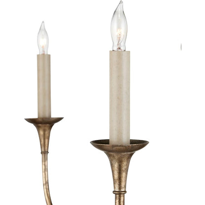 Currey and Company Nottaway 9 Light 44" Wide Wrought Iron Candle Style Chandelier