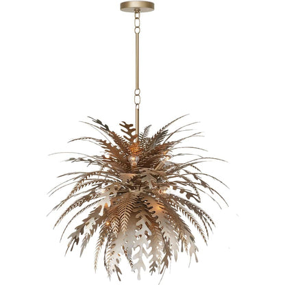 Currey and Company Abyssinia 12 Light 34" Wide Wrought Iron Sputnik Chandelier