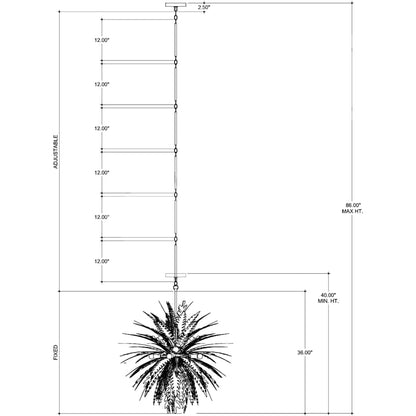 Currey and Company Abyssinia 12 Light 34" Wide Wrought Iron Sputnik Chandelier