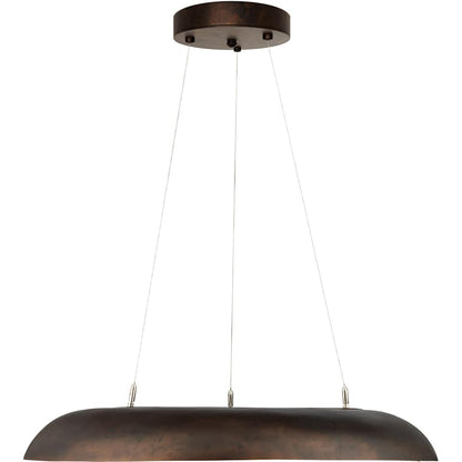 Currey and Company Tairagai 32" Wide LED Wrought Iron Ring Chandelier