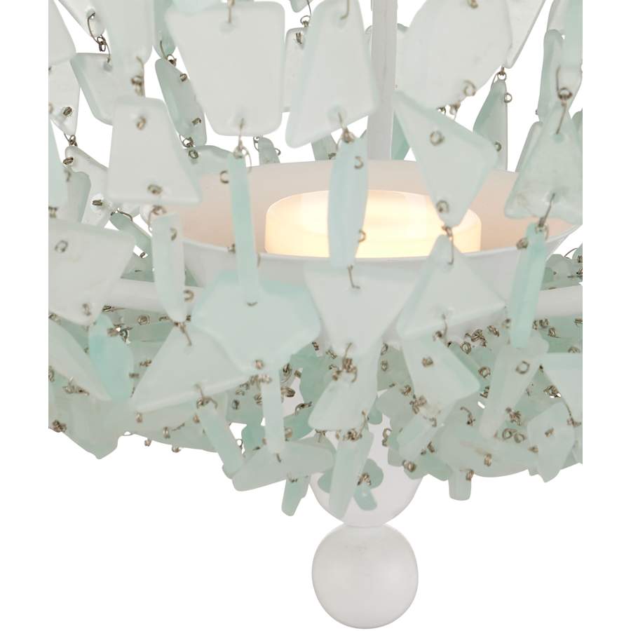 Currey and Company Thalassa 30" Wide LED Wrought Iron Pendant