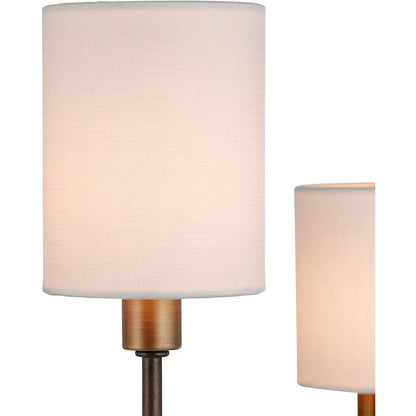 Currey and Company Archetype 8 Light 33" Wide Chandelier with Linen Shades