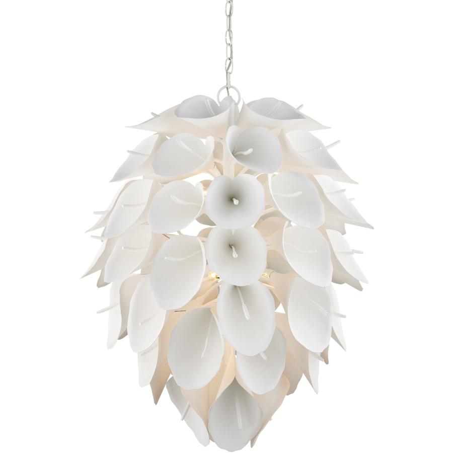 Currey and Company Diego 9 Light 29" Wide Wrought Iron Pendant