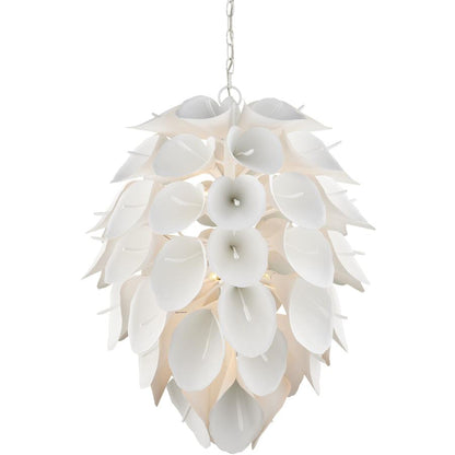 Currey and Company Diego 9 Light 29" Wide Wrought Iron Pendant