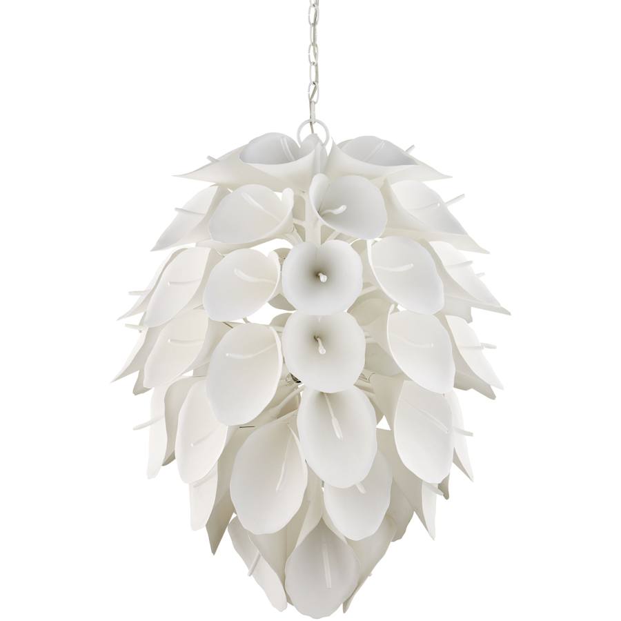 Currey and Company Diego 9 Light 29" Wide Wrought Iron Pendant