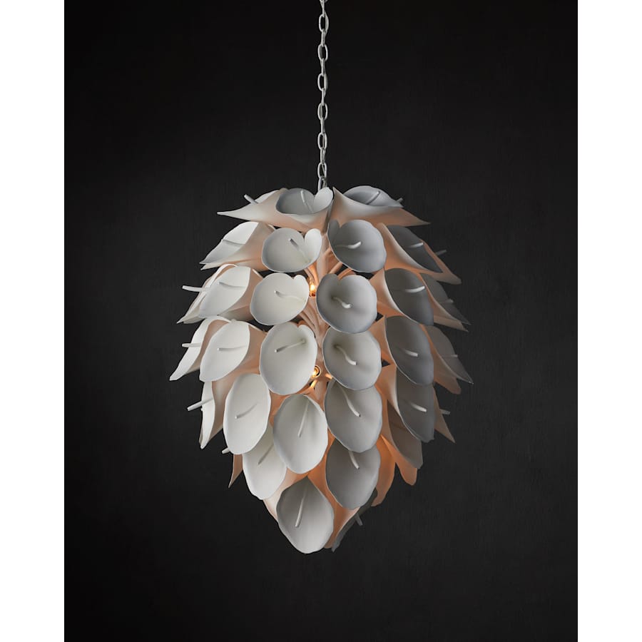 Currey and Company Diego 9 Light 29" Wide Wrought Iron Pendant