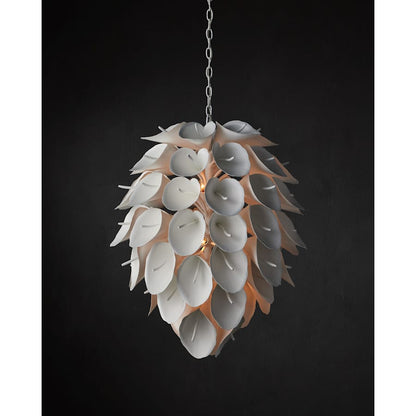 Currey and Company Diego 9 Light 29" Wide Wrought Iron Pendant