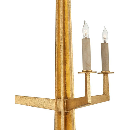 Currey and Company Goldfinch 9 Light 36" Wide Wrought Iron Candle Style Chandelier