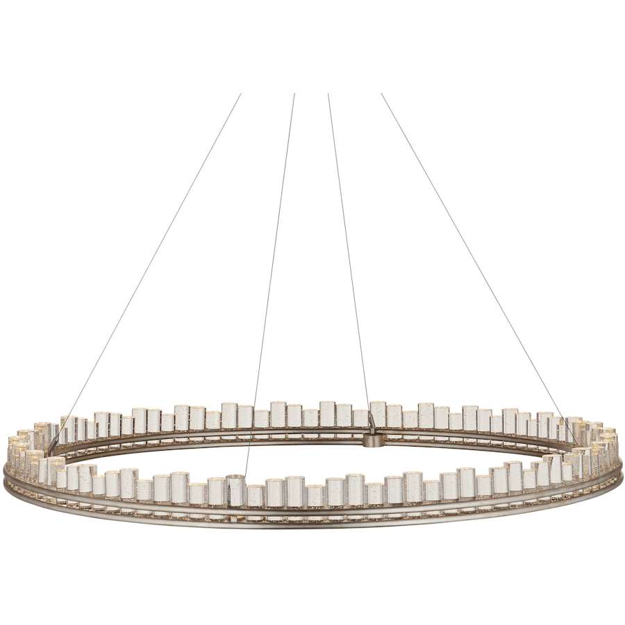 Currey and Company Pleiades 51" Wide LED Crystal Ring Chandelier