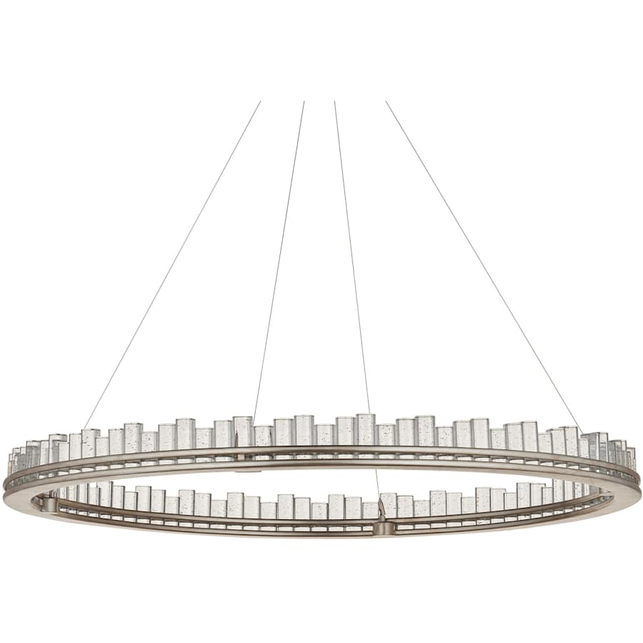 Currey and Company Pleiades 51" Wide LED Crystal Ring Chandelier