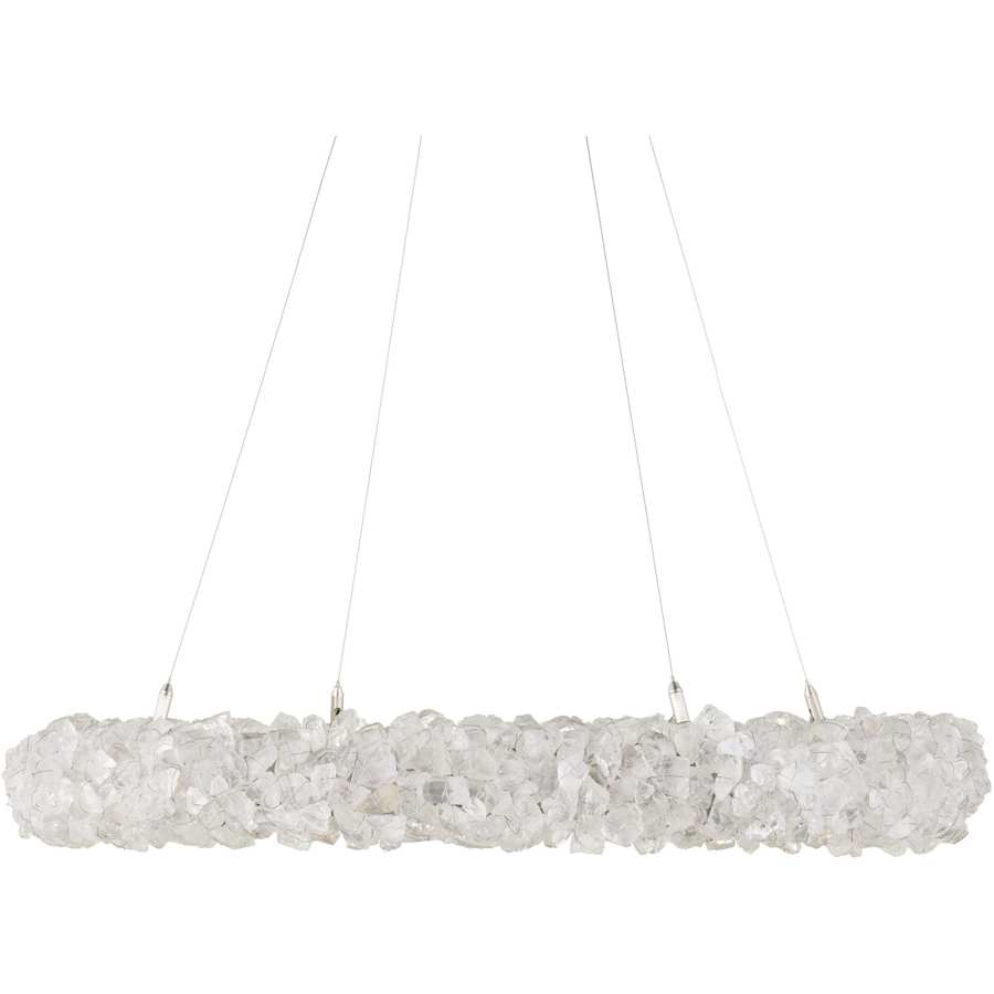 Currey and Company Iconoclast 32" Wide LED Crystal Ring Chandelier
