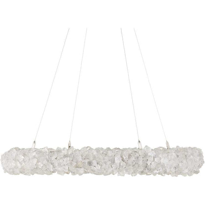 Currey and Company Iconoclast 32" Wide LED Crystal Ring Chandelier