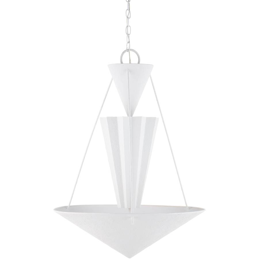 Currey and Company Empyrean 24" Wide LED Wrought Iron Pendant