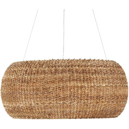 Currey and Company Boucle 6 Light 36" Wide Ring Chandelier