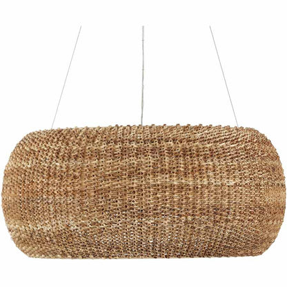 Currey and Company Boucle 6 Light 36" Wide Ring Chandelier