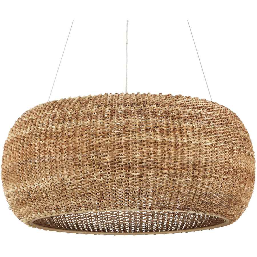 Currey and Company Boucle 6 Light 36" Wide Ring Chandelier