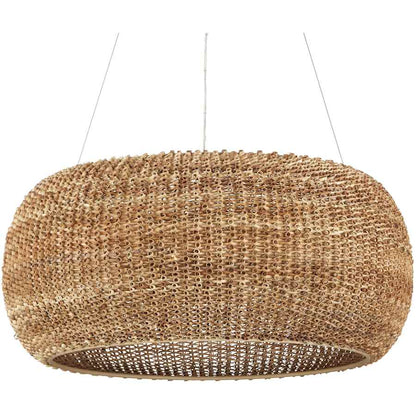 Currey and Company Boucle 6 Light 36" Wide Ring Chandelier