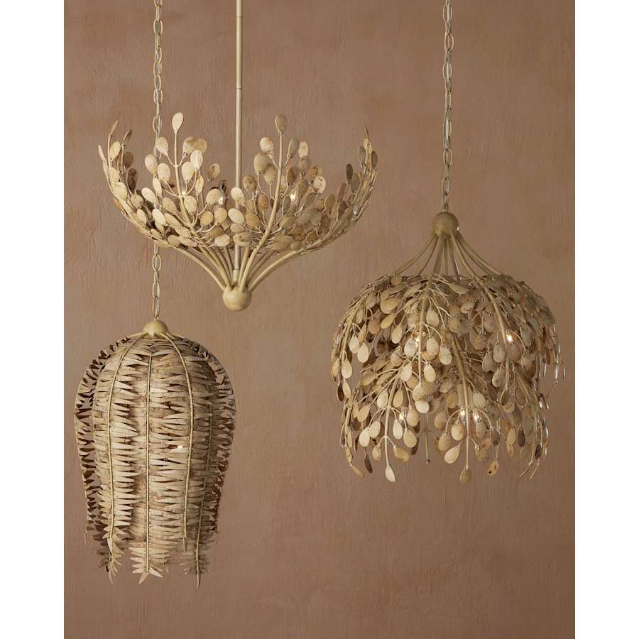 Currey and Company Tiptur 3 Light 17" Wide Pendant