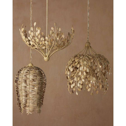 Currey and Company Tiptur 3 Light 17" Wide Pendant