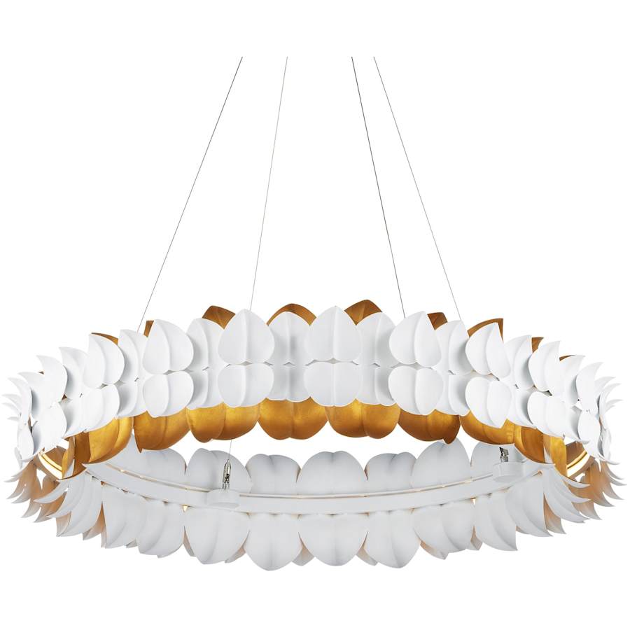 Currey and Company Aventine 39" Wide Ring Chandelier