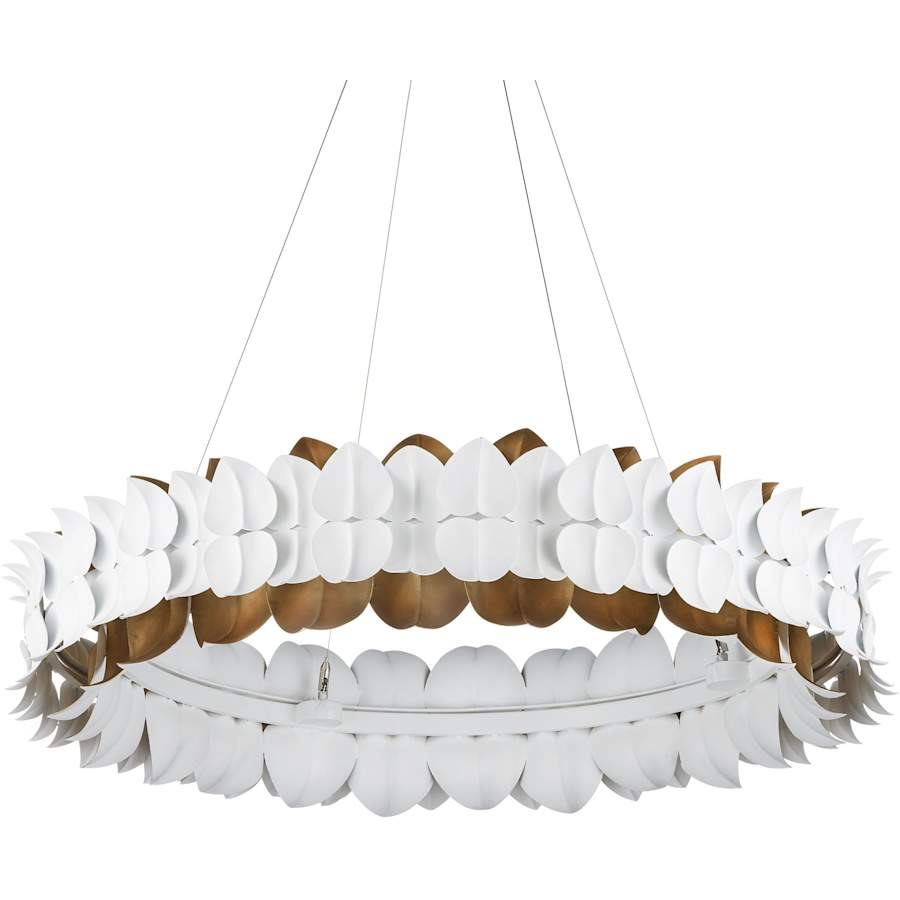 Currey and Company Aventine 39" Wide Ring Chandelier