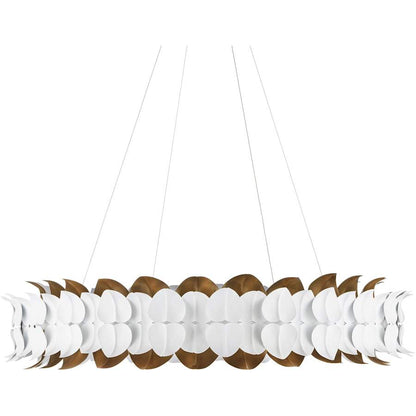 Currey and Company Aventine 39" Wide Ring Chandelier