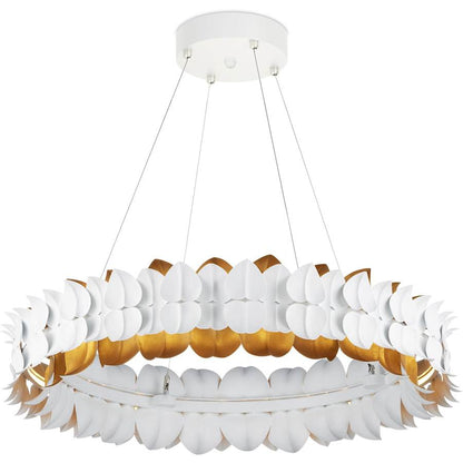 Currey and Company Aventine 39" Wide Ring Chandelier