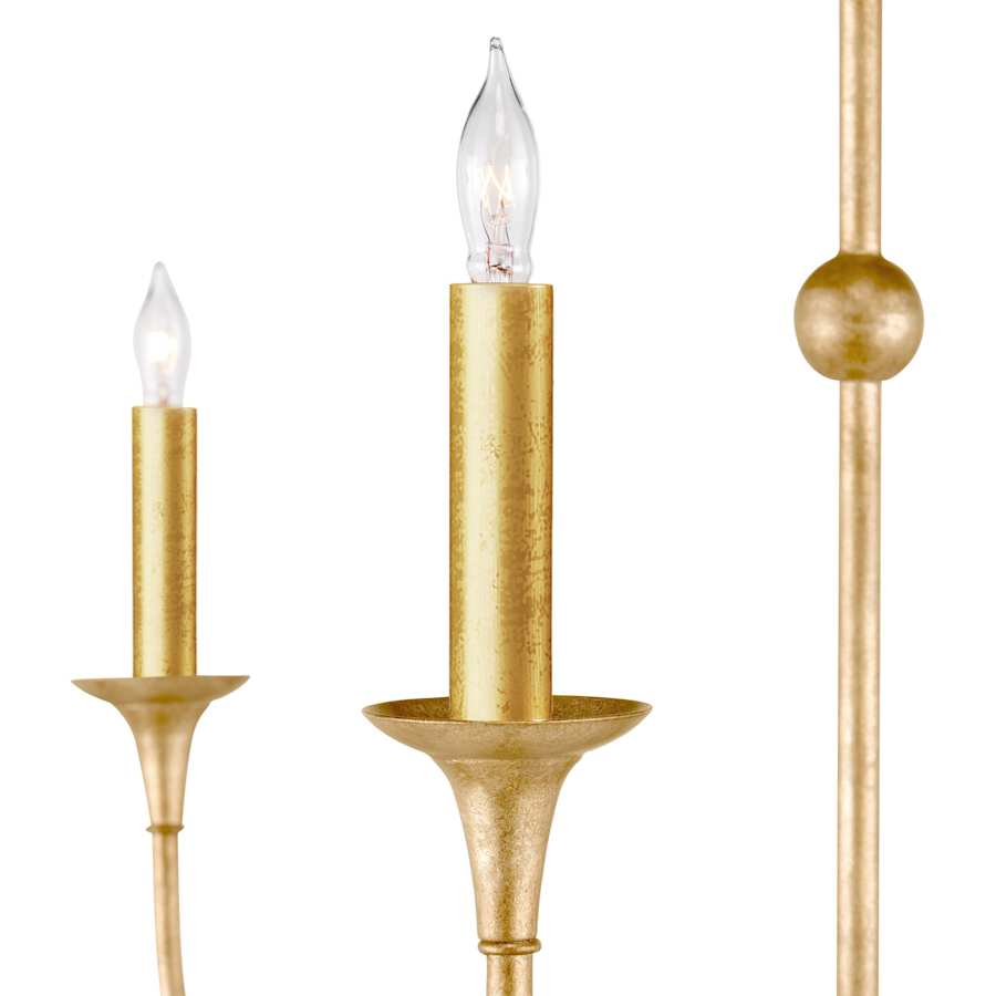 Currey and Company Nottaway 18 Light 60" Wide Taper Candle Style Chandelier