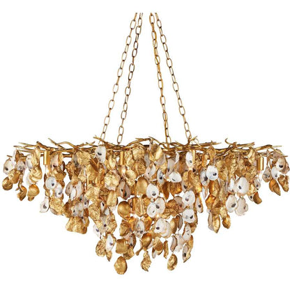 Currey and Company Lucullan 14 Light 44" Wide Chandelier
