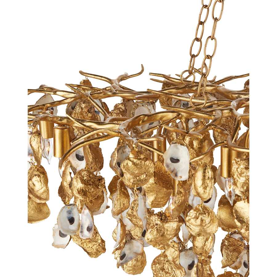 Currey and Company Lucullan 14 Light 44" Wide Chandelier