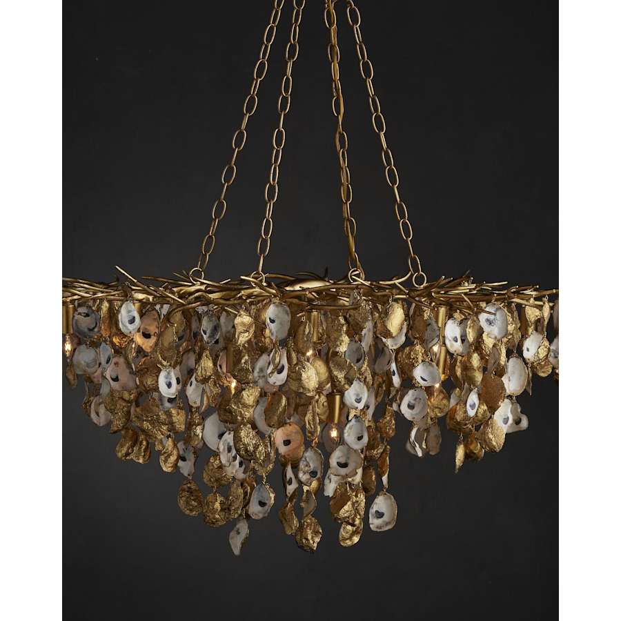 Currey and Company Lucullan 14 Light 44" Wide Chandelier