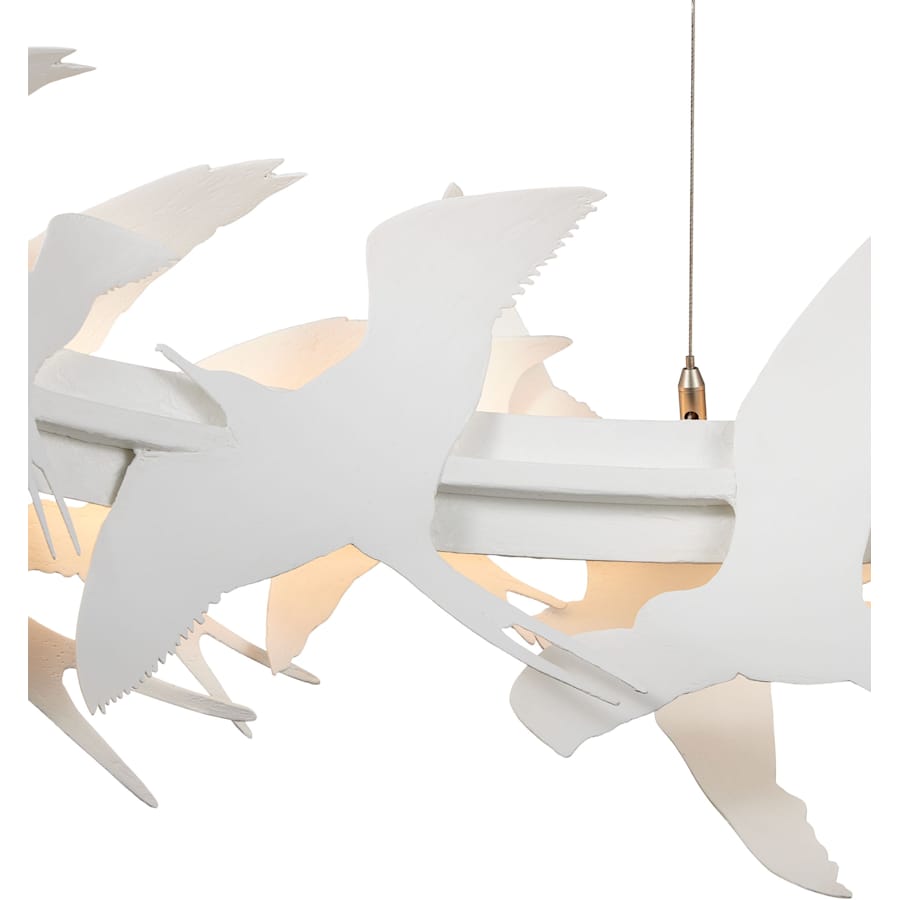 Currey and Company Tijereta 40" Wide Ring Chandelier