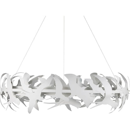 Currey and Company Tijereta 40" Wide Ring Chandelier