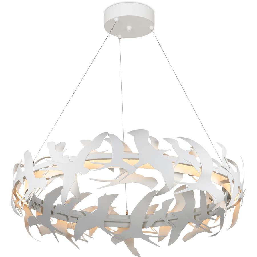 Currey and Company Tijereta 40" Wide Ring Chandelier