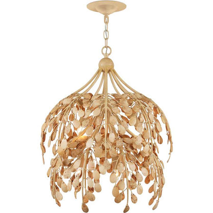 Currey and Company Maypan 6 Light 20" Wide Pendant