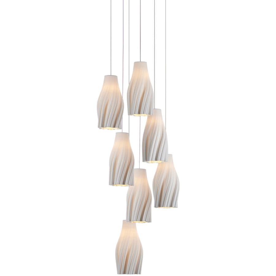 Currey and Company Posh 7 Light 13" Wide Multi Light Pendant