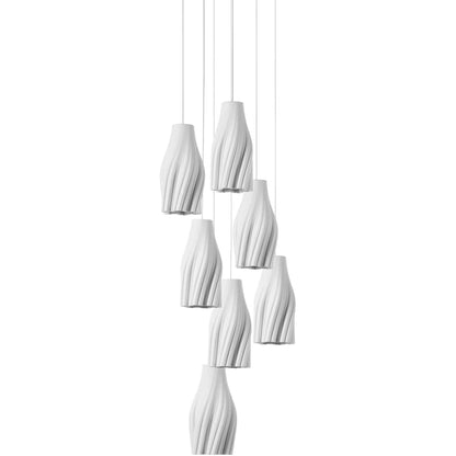 Currey and Company Posh 7 Light 13" Wide Multi Light Pendant