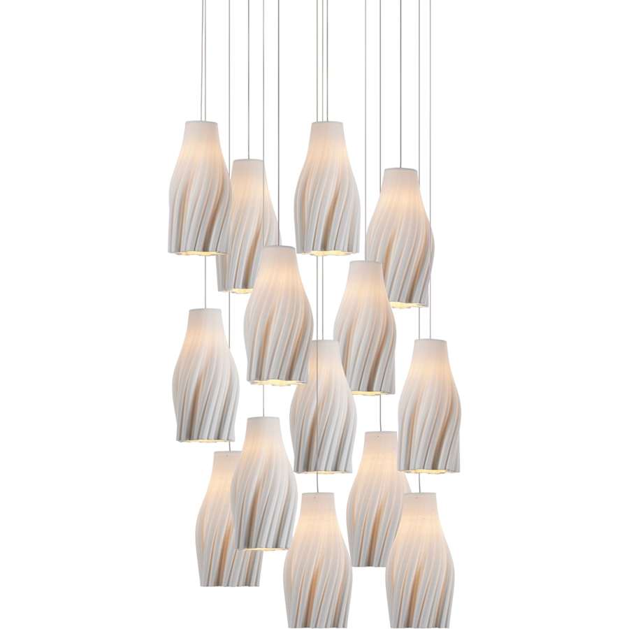 Currey and Company Posh 15 Light 21" Wide Multi Light Pendant